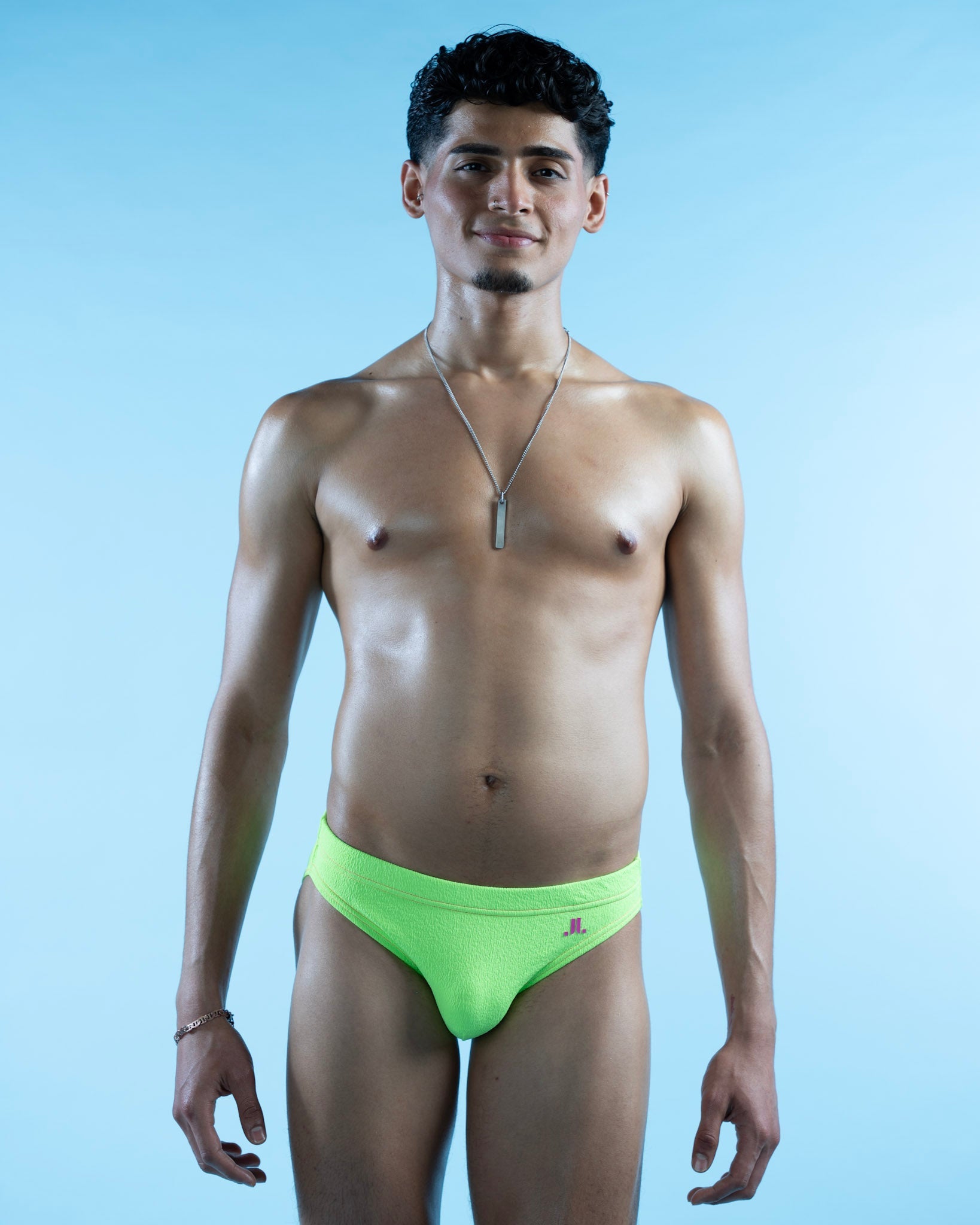 Electric Lime - swimwithjojo - Swim Brief