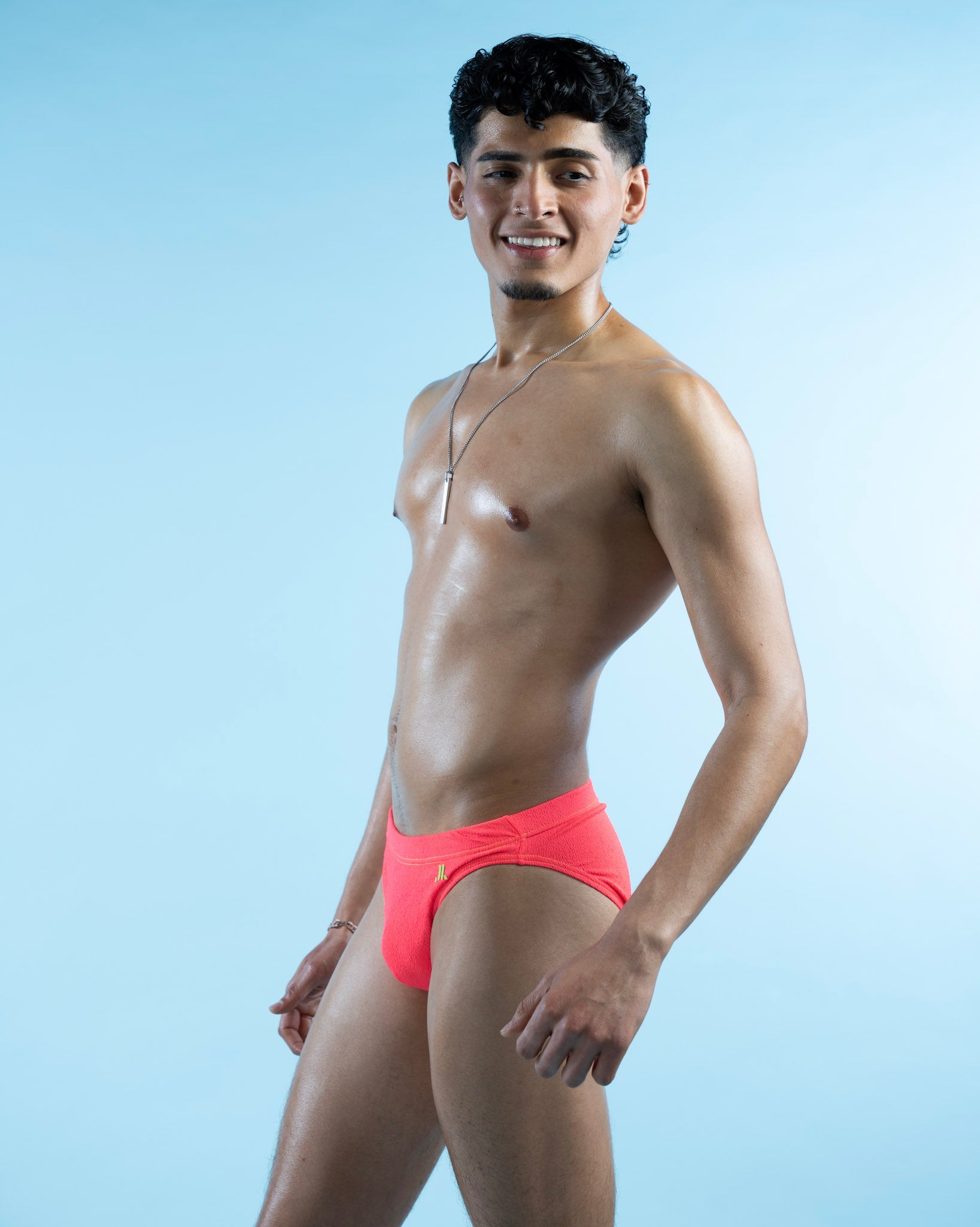 Lush Coral - swimwithjojo - Swim Brief